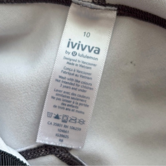 Ivivva Lululemon Girl's Perfect Your Practice Hoodie 10 Purple Space Print - Picture 5 of 7